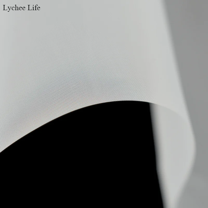 Шелкография из полиэстера Lychee Life 100*127 см белая сетка сделай сам текстильное