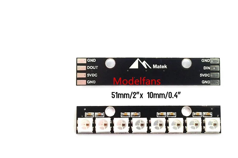 Светодиодная плата Matek RGB 5050 WS2812B для фотографий|rgb led board|rc boardmatek |
