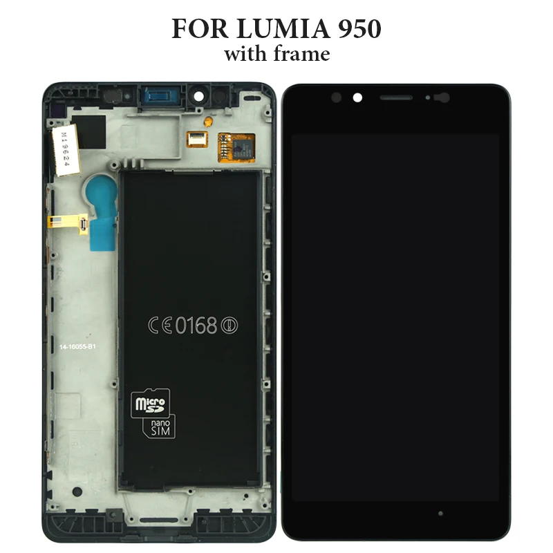Для Nokia Lumia 950 XL RM-1116 сенсорный ЖК-экран для N950 RM-1106 ЖК-дисплей AMOLED запасные части