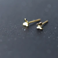 daisies 925 sterling silver cute butterfly post stud earrings for women kids christmas party friendship gifts