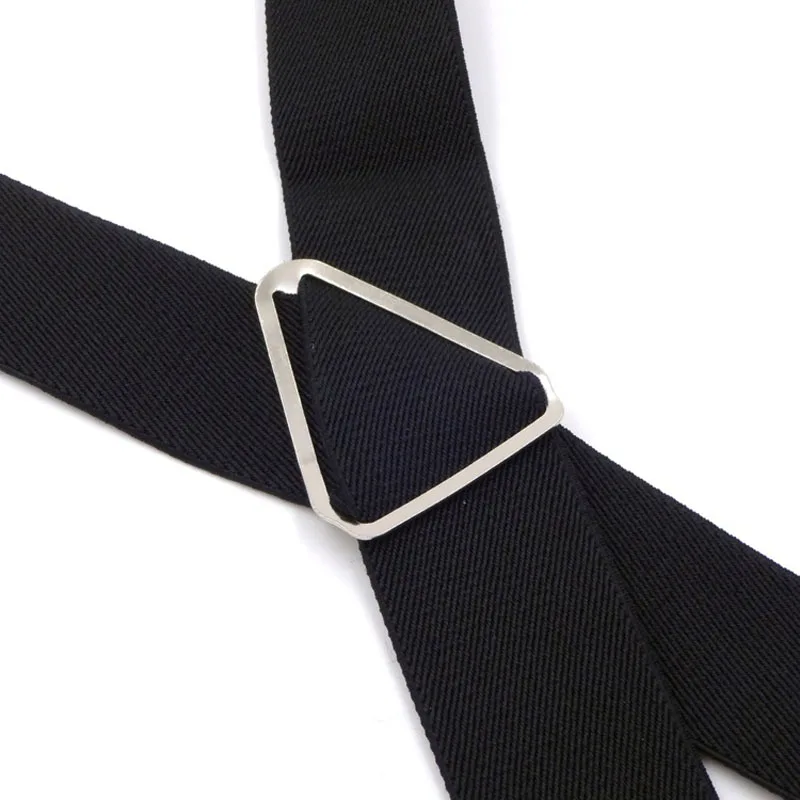 

Europe and America popular solid color men's elastic suspenders FY18081602