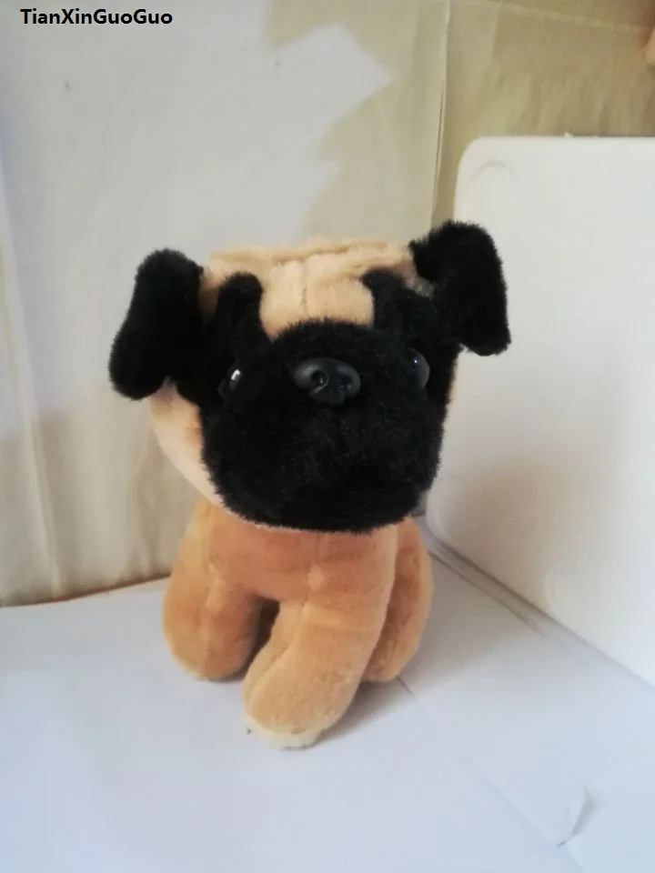

cute shar pei dog small 18cm plush toy squatting dog soft doll baby toy birthday gift s2013