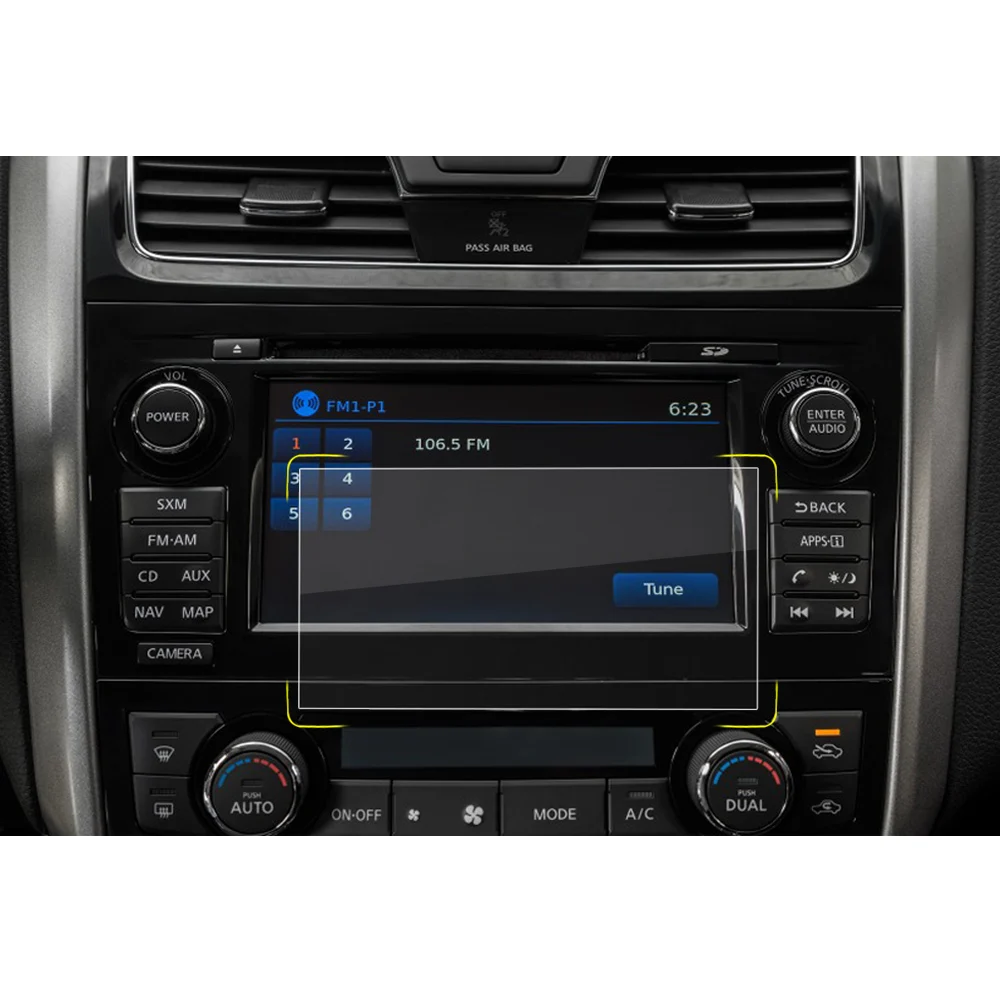 Для 7 дюймов NISSAN ALTIMA 2013 2014 2015 2016 2017 2018 автомобильные внутренние молдинги GPS