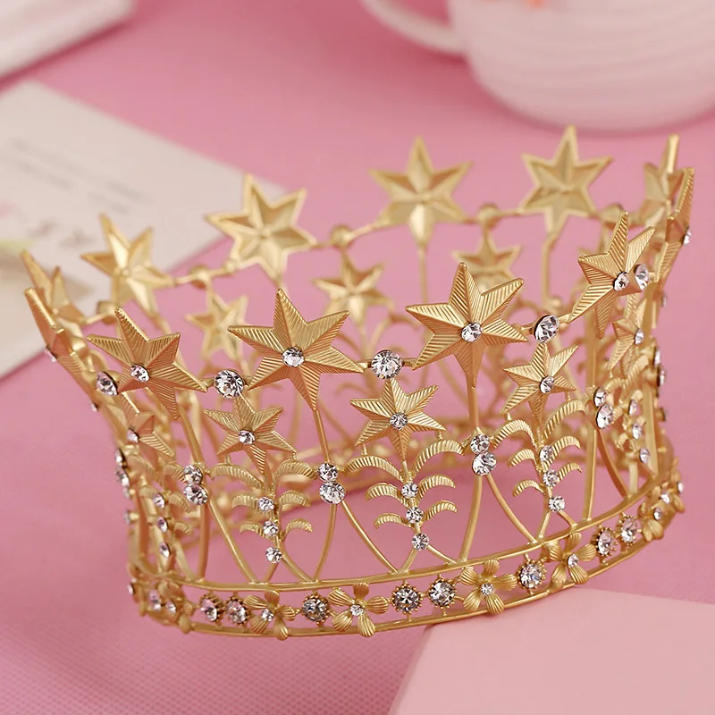 Винтажная пятизвездная Корона и диадема Miss World оригинальная свадебная прическа