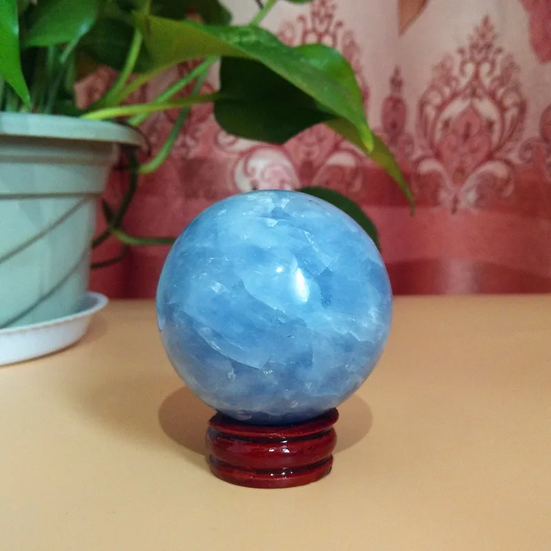 50 мм натуральный celestine камень хрустальный шар divination кварцевый свадебное платье