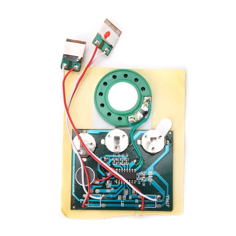 30S Double Button Voice Music Recordable Recorder Board for Greeting Card DIY | Электроника