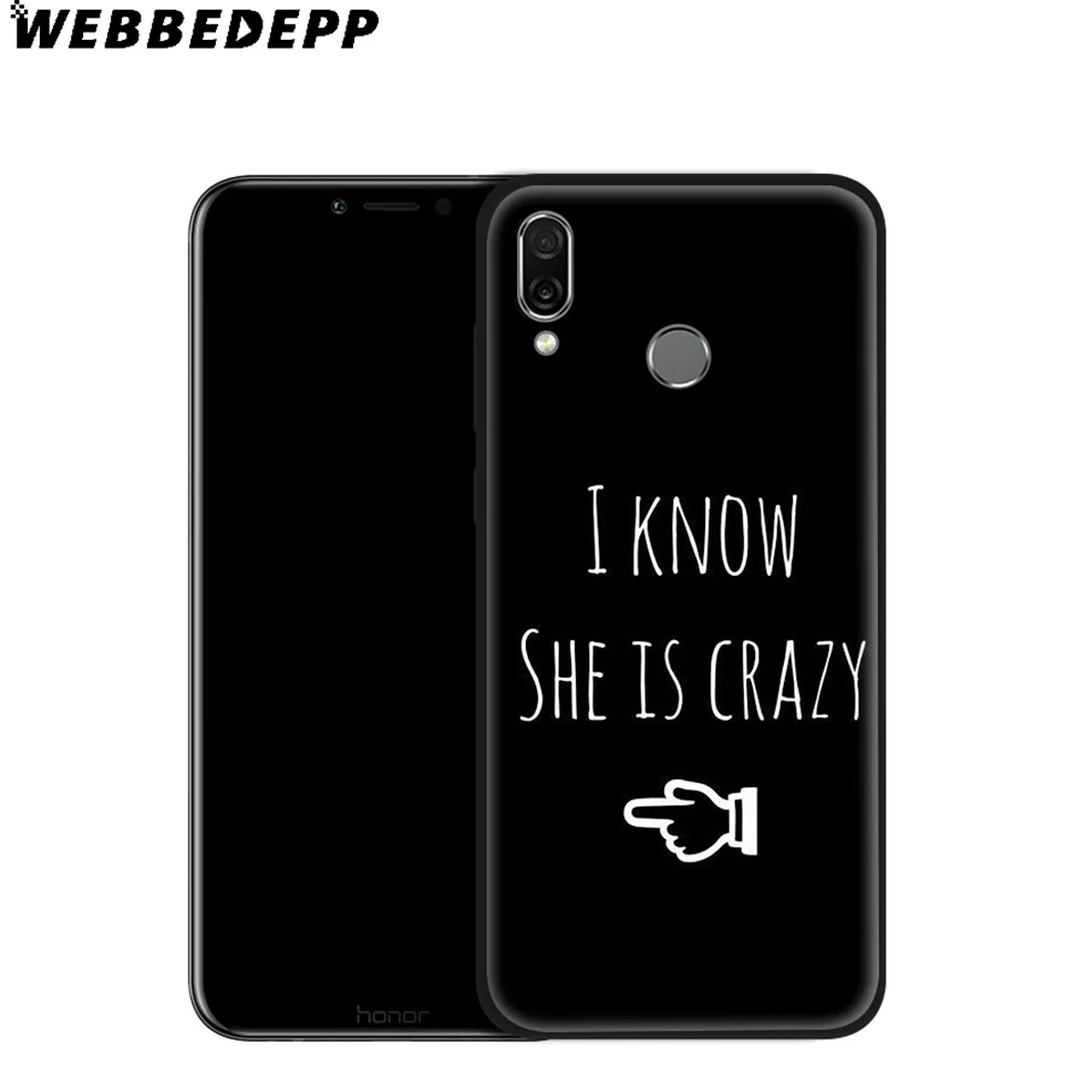 Мягкий чехол WEBBEDEPP Queen &amp King для Huawei P8 P9 P10 P20 P30 Lite Pro P Smart Z Plus 2019 Y6 Prime 2018 2017 Mini |