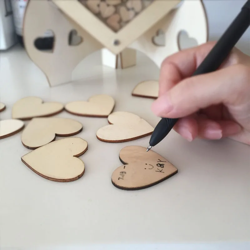 Свадебное украшение в виде сердца уникальная свадебная коробка деревенском