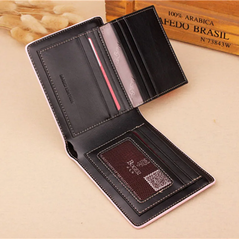 Quality Assurance brand wallet pu leather men's nicee purse best gift for man purses male credit crad-holder | Багаж и сумки