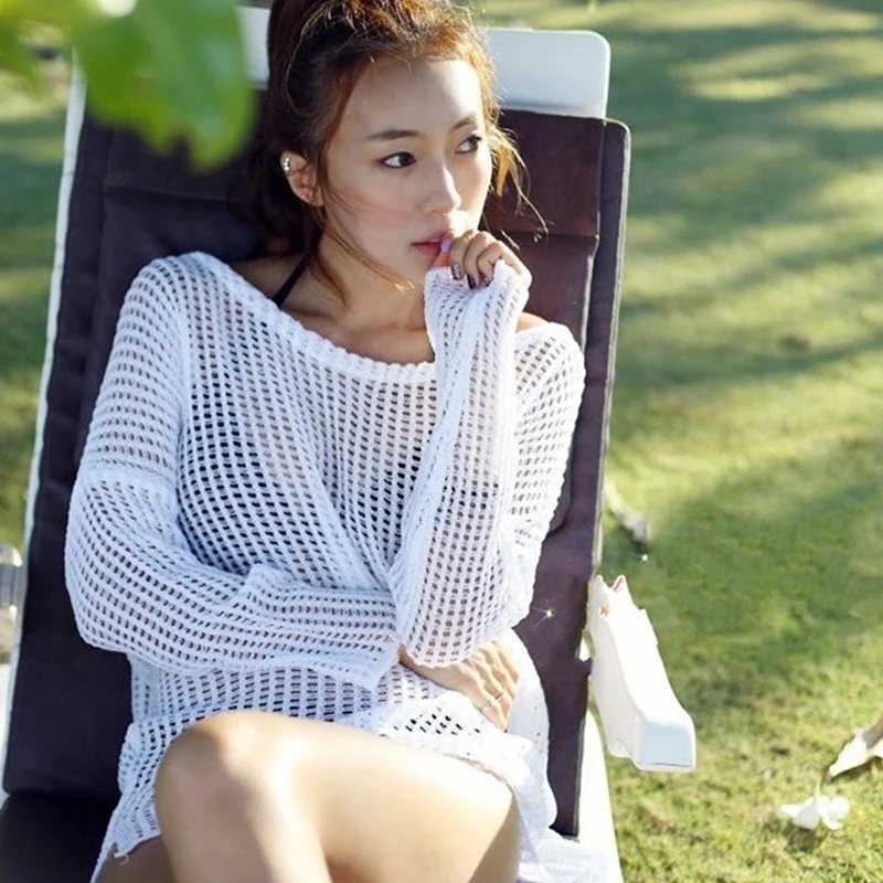 Парео новая пляжная одежда накидка белый цвет 2017 горячая Распродажа сексуальные