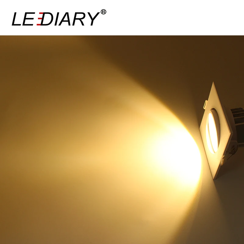 Светодиодный квадратный белый COB светильник Теплый Холодный супер яркий 5 Вт 100 240