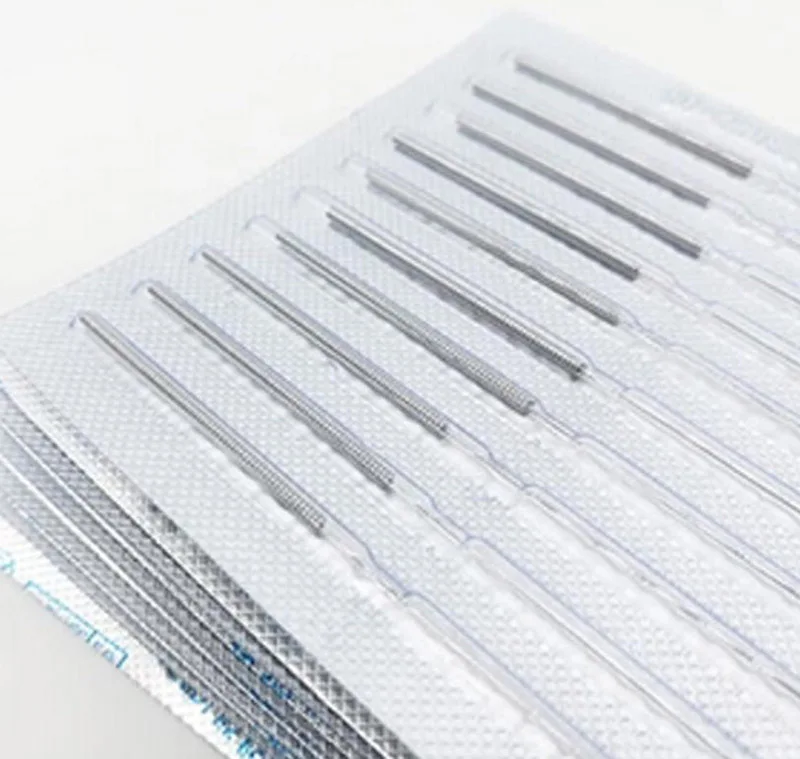 HANRIVER 2020 100 pieces of acupuncture needle therapy disposable sterile silver insertion | Красота и здоровье