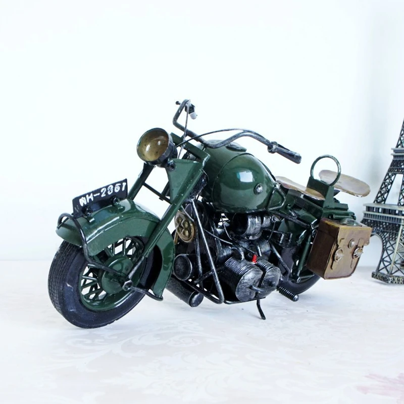 Жести Старинные Коллекция Мотоциклов Железо Витрина Поделки Ручной Работы