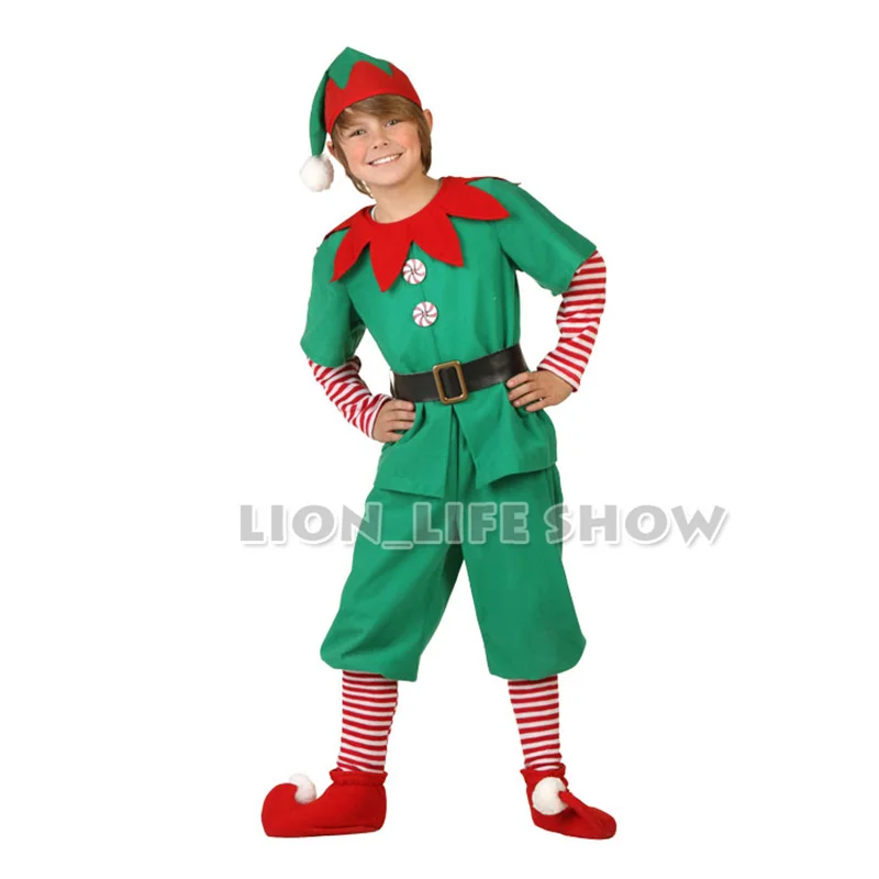 Фирменная Новинка Для мужчин Костюм для Рождества и Хэллоуина с длинным рукавом