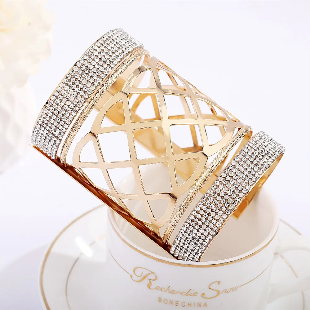 Новое поступление 2019 круглые большие браслеты-манжеты Преувеличенные