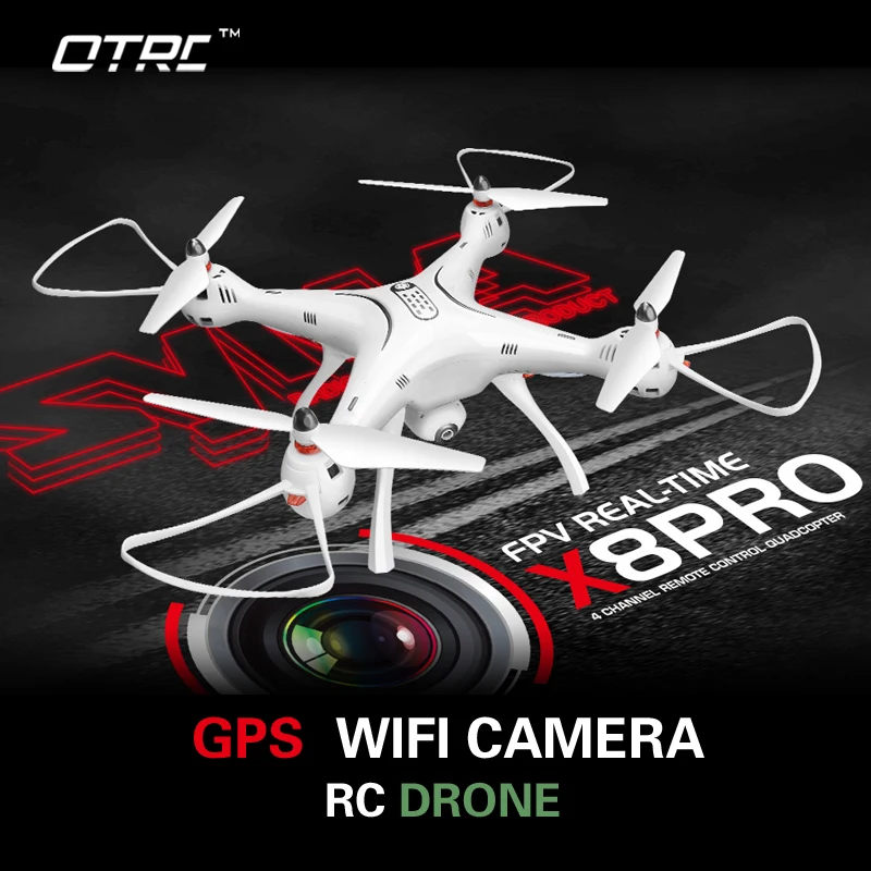 Квадрокоптер SYMA X8PRO GPS Wi Fi FPV 720P HD RTF otrc|Радиоуправляемые вертолеты| |