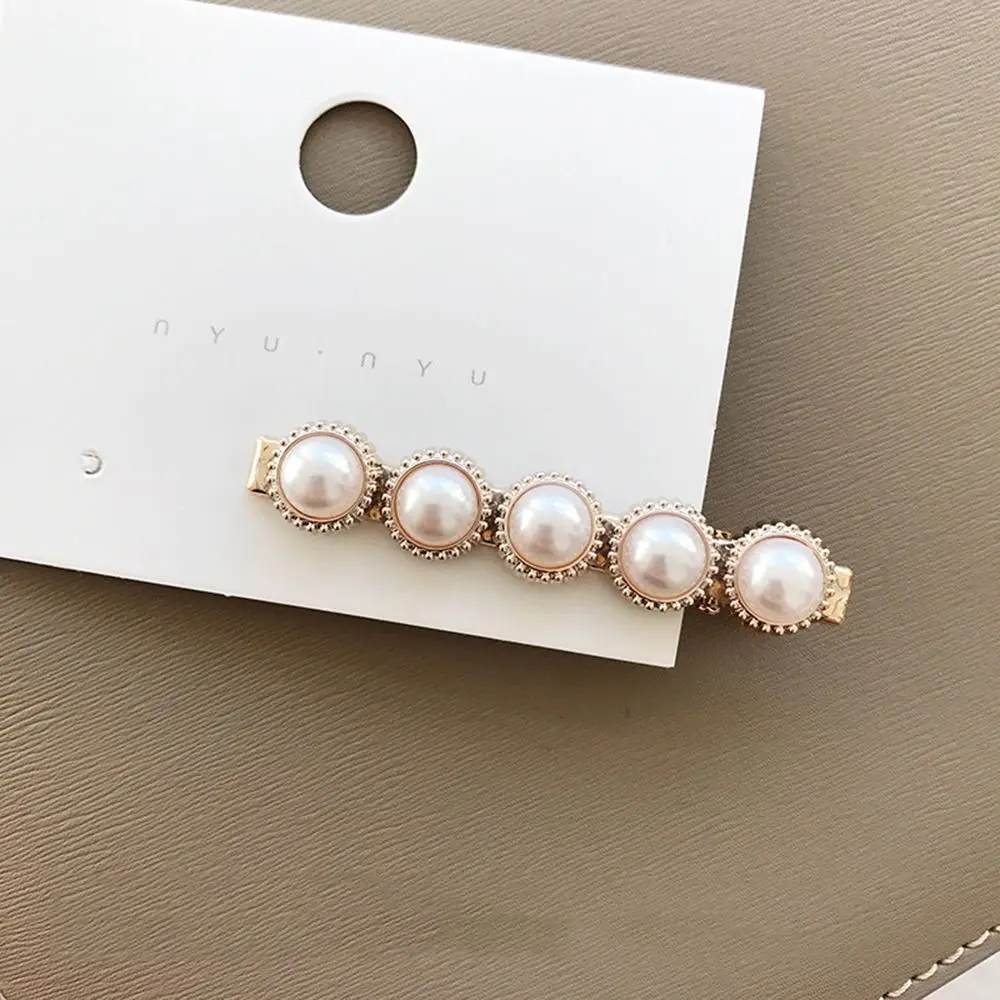 Style 1 1 комплект Корея Япония металлический золотой жемчуг неправильный ацетат заколки для волос для женщин заколки для девочек аксессуары для волос ювелирные изделия Прямая поставка - Цвет: Style 1