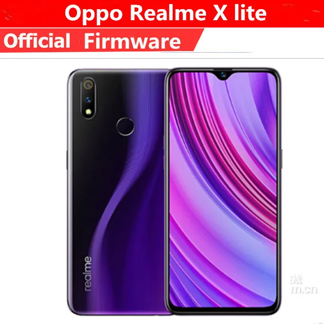 Мобильный телефон Oppo Realme X Lite, 4G LTE, Snapdragon 710, Android 9,0, 6,3 дюймов, 2340X1080, 8 Гб ram, 128 ГБ rom, МП, отпечаток пальца