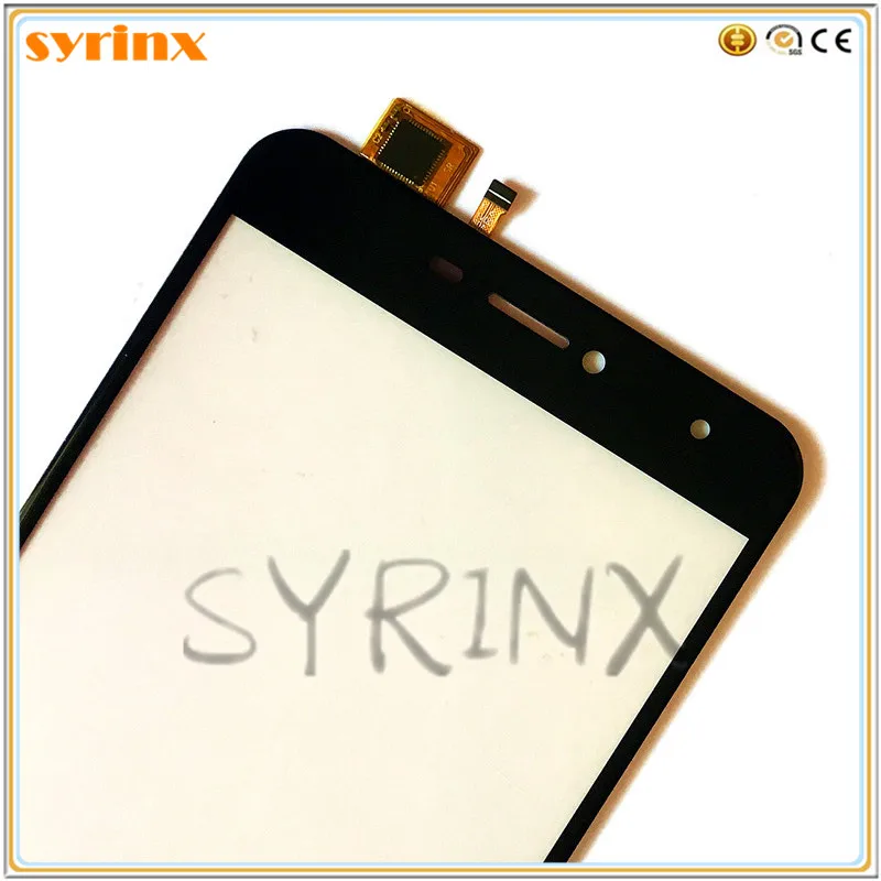 SYRINX 6,0 дюймов сенсорный экран сенсорная панель для Doogee X7 X7 Pro Сенсорный экран дигитайзер Переднее стекло датчик 3 М лента