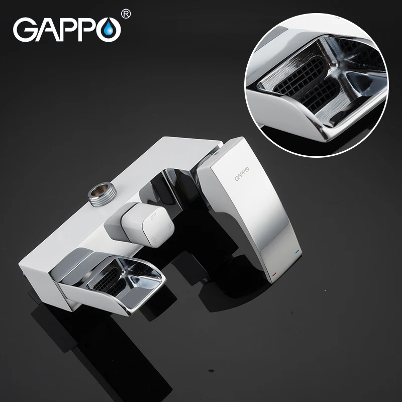 gappo shower system bathroom massage showers wall mounted shower heads chrome polished rainfall bath mixer rain shower sets free global shipping