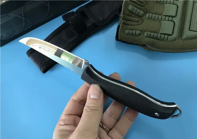 Mengoing дикий EDC нож 9Cr18 сталь зеркало свет Лезвие Открытый Кемпинг фиксированное