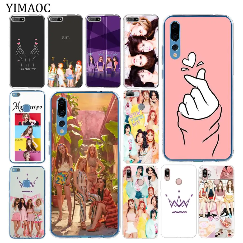 Мягкий силиконовый чехол YIMAOC kpop mamamoo для Huawei P30 P20 Pro P10 P9 P8 Lite 2016 2017 P smart Z 2019|Бамперы|