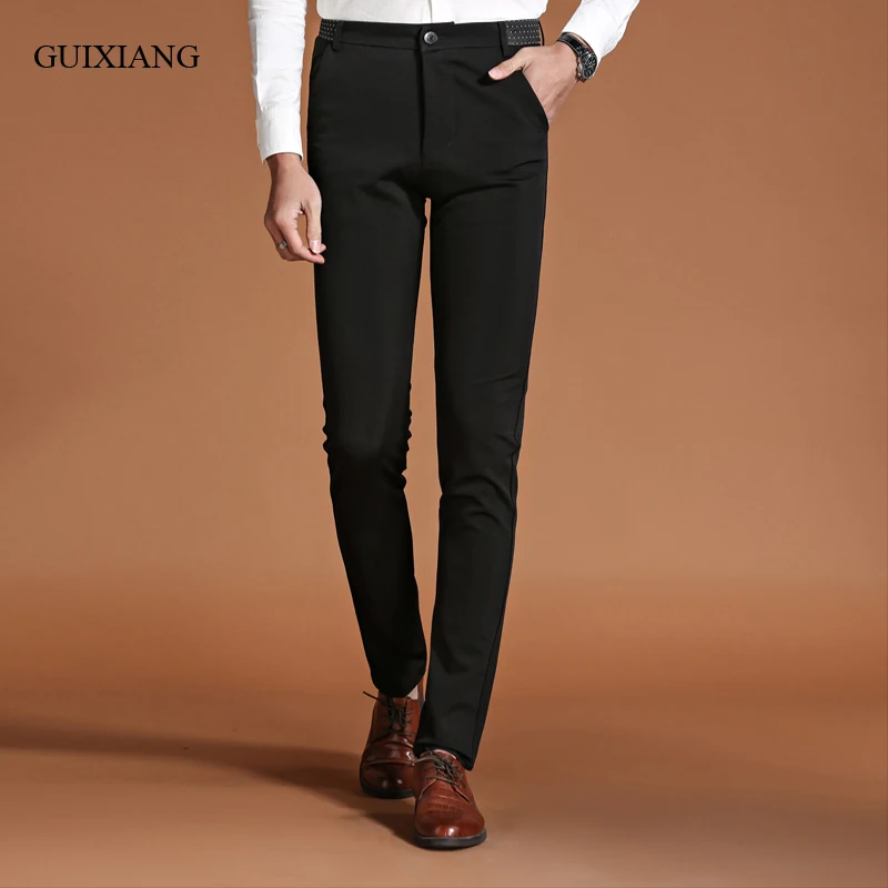 Новинка весна лето 2017 стильные мужские повседневные длинные брюки модные