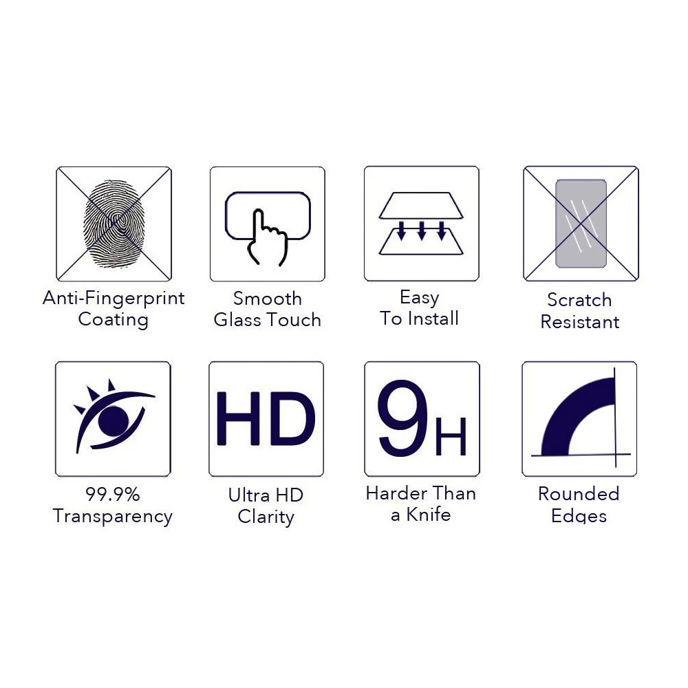 Ultra Thin Best New Cheap Explosion Proof 9H 0.26mm Phone Full Screen Tempered Glass Protector For Xiaomi Mi 6 Mi6 |