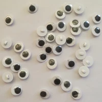 plastic eyes for crafts 100pc 12mm round sew on sew on wiggly google eyes plastic cartoon animal eyeballs eyes dolls accessories