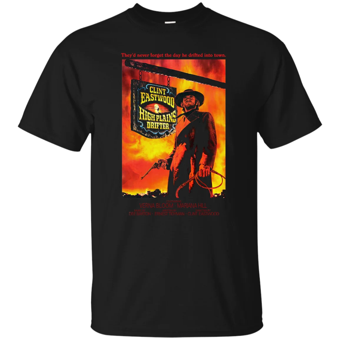High Plains Drifter Clint Eastwood Western The Good Bad And Ugly T Cool Casual pride t shirt men Unisex New |