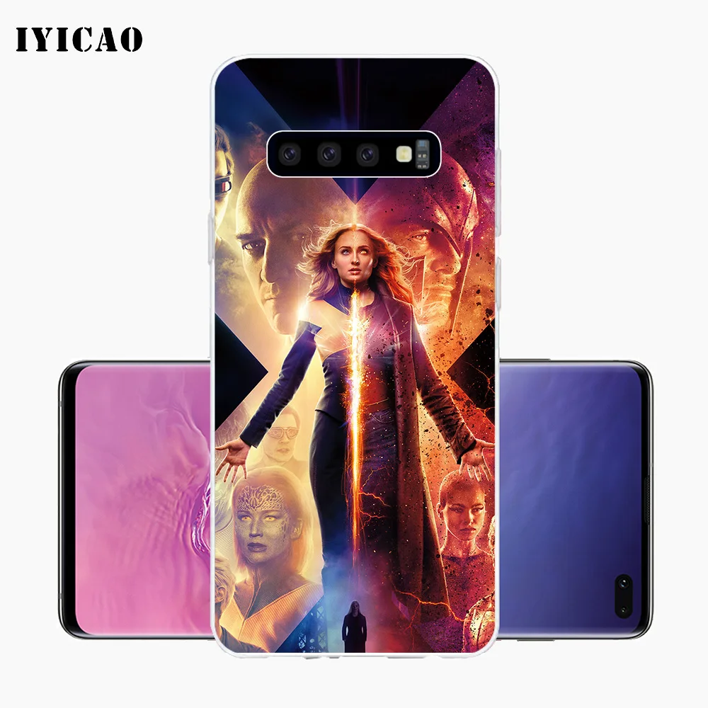 IYICAO X-Men Dark Phoenix movie Soft Silicone Phone Case for Samsung Galaxy S10e S10 S9 S8 Plus S7 Edge TPU Cover | Мобильные