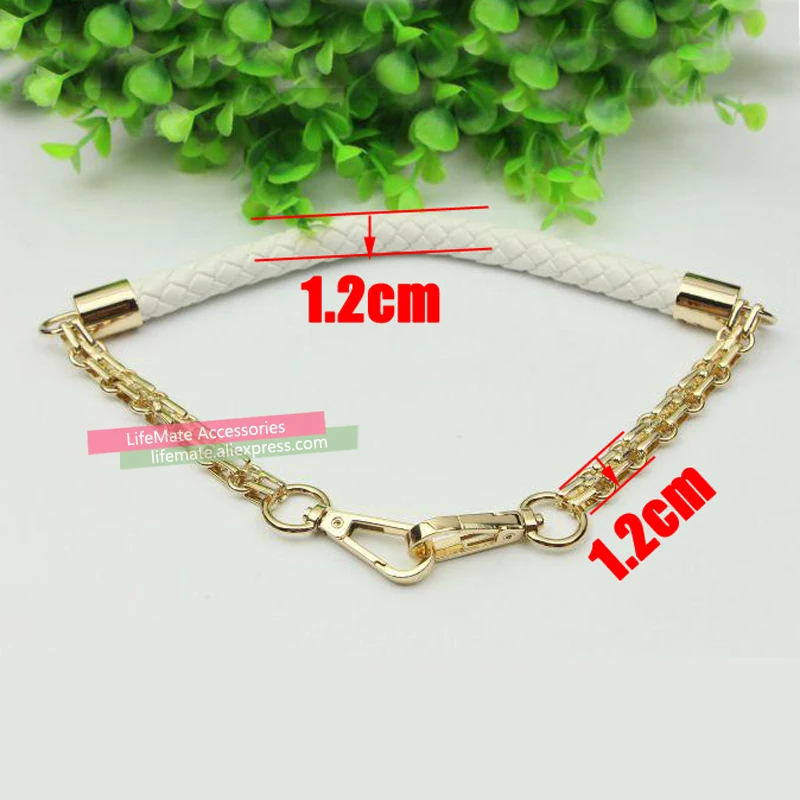 Короткие 50 см металлические с золотой цепочкой сменные ремешки цветные из