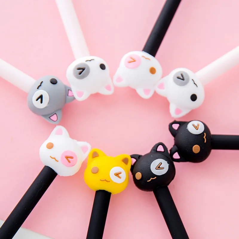 2 шт. гелевая ручка для кошек 0 38 мм|cute cat gel pen|cat pengel pen |