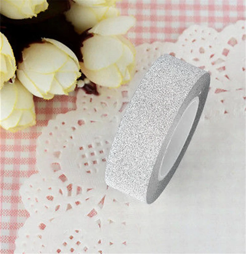 Новая блестящая липкая бумага Корейская версия клейкая лента для маскировки DIY