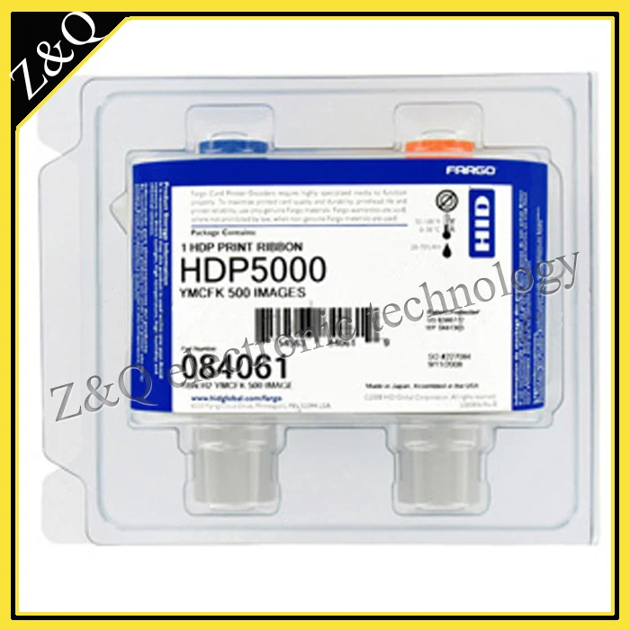 Цветная лента Fargo84061 YMCFK для принтеров карт HDP5000 принты 500|fargo ribbon|card printer ribbonfargo hdp5000