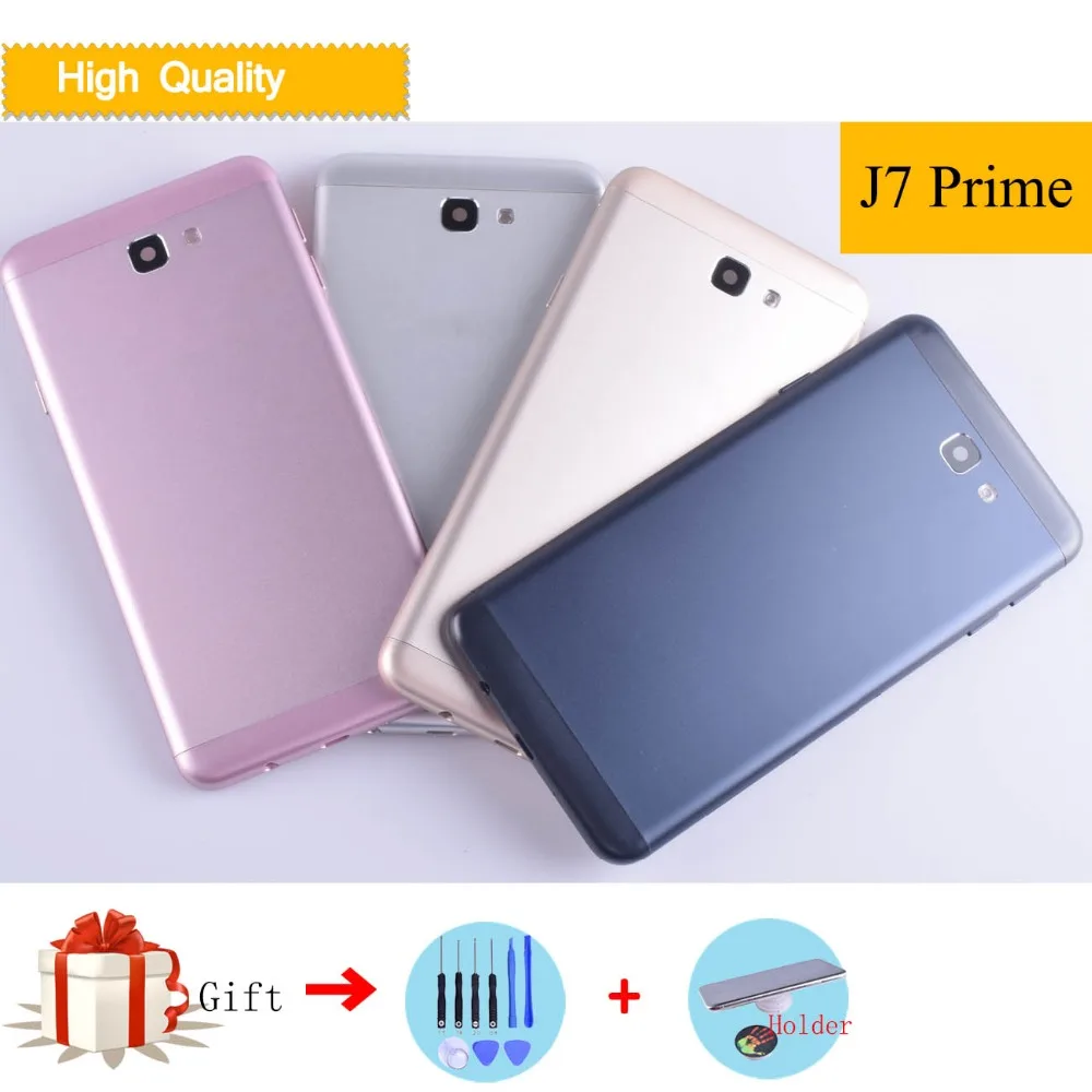 Крышка батарейного отсека для Samsung Galaxy J7 Prime G610F G610 On7 2016 задняя крышка запасные