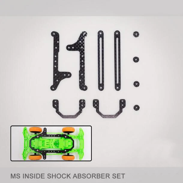 Комплект амортизаторов MS 4 точки комплект подвески из углеродного волокна для