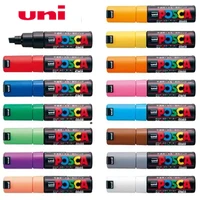 2 pcslot mitsubishi uni pc 8k paint marker pen broad tip 8mm 15colors available marker writing supplies office school supplies