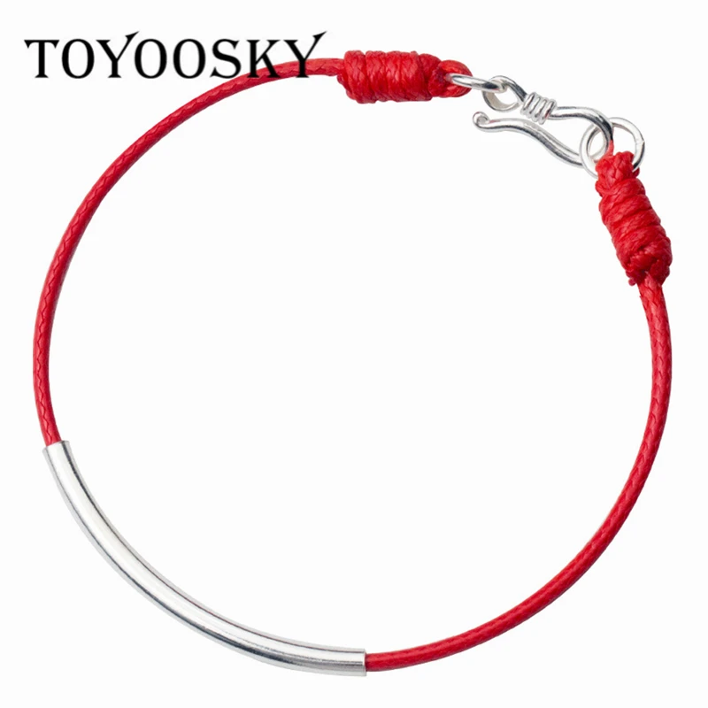 Браслет TOYOOSKY из стерлингового серебра s925 пробы для женщин и мужчин детей