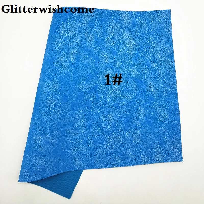 Ткань Glitterwishcome 21x29 см Размер A4 винил для бантов ткань из металлического нубука и
