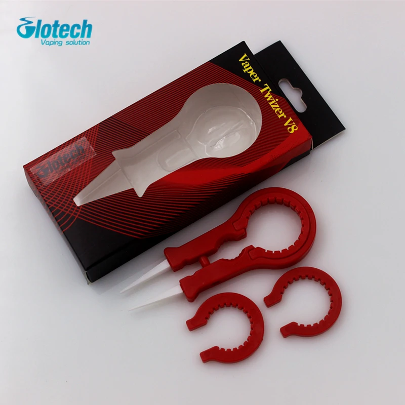 Glotech Vaper Twizer V8 керамический пинцет DIY Набор инструментов для электронных сигарет