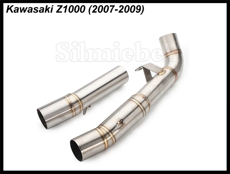 Выхлопной побег на мотоцикле Kawasaki Z1000 2007 2008 2009 глушитель выхлопа выхлопной трубы Системы с соединительной трубы