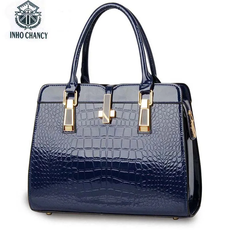 

Handbag 2018 New Crocodile Fashion Shoulder Hand Bags Europe and the United States Atmosphere Ms. Bag Diagonal Brand name packag