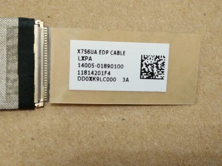 Новый ЖК-кабель для Asus X756 X756ua X756uj X756uq X756uv X756ux X756UB X756UW P/n: DD0XK9LC000 14005-01890100 | Компьютеры