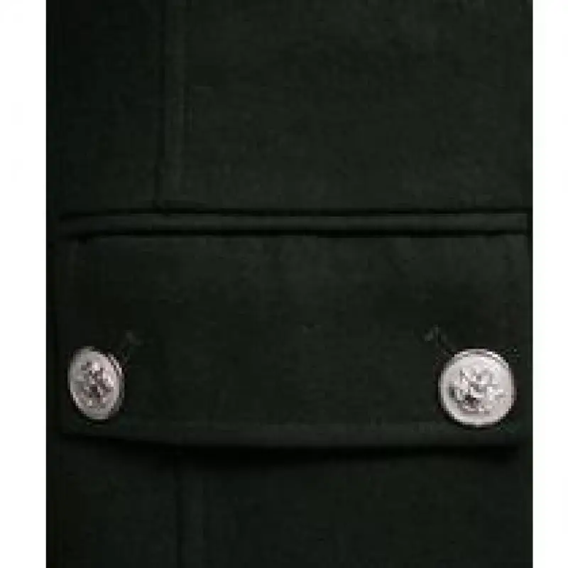 Minglu протектор шерсть мужские пальто Роскошные длинное двубортное Стиль человек