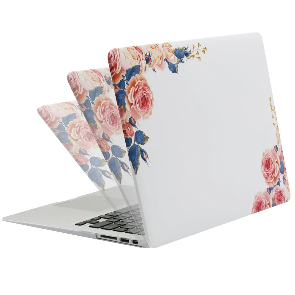 Mosiso 4 в 1 цветочный чехол для Macbook Air 13 год 2017 2016 2015 2014 2013 Mac 3 аксессуары|cases for macbook|case