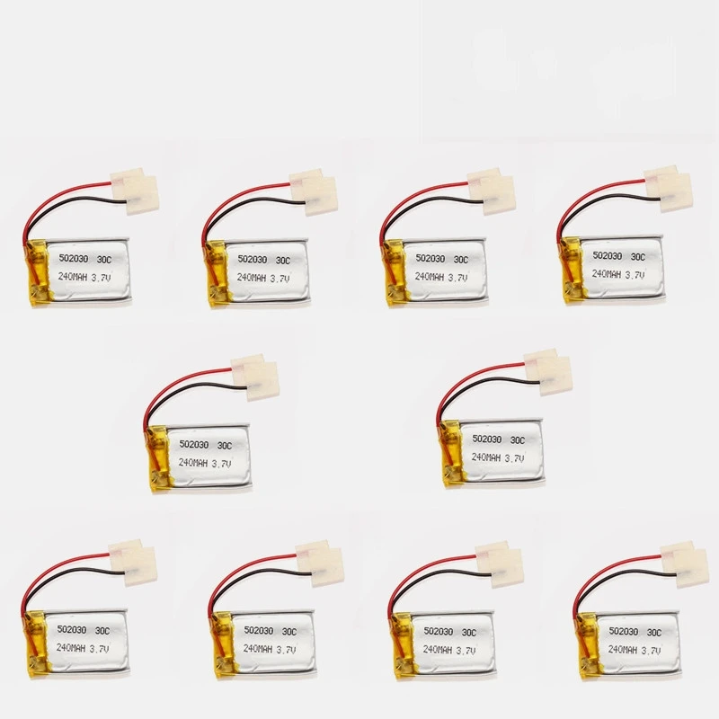 Syma S107 S108 S109 S026 3 7 V 240mAh 30c LiPo батарея для 6020 rc вертолет Квадрокоптер 10 шт |