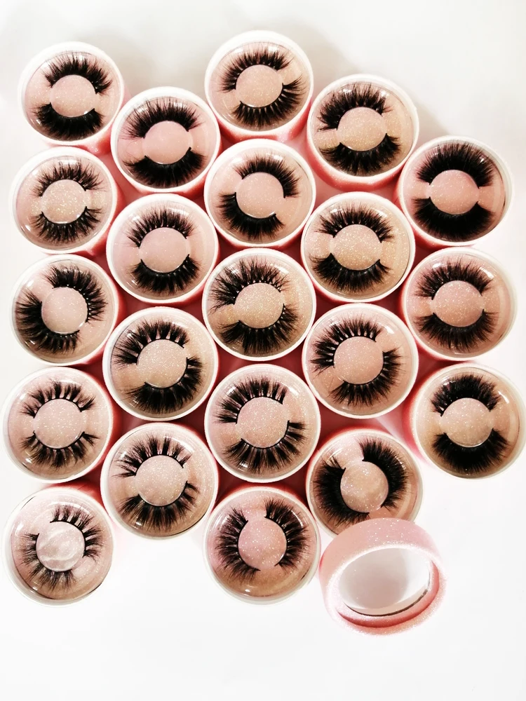 Частная маркировка норковые ресницы 3D для волос оптом ручной работы густые