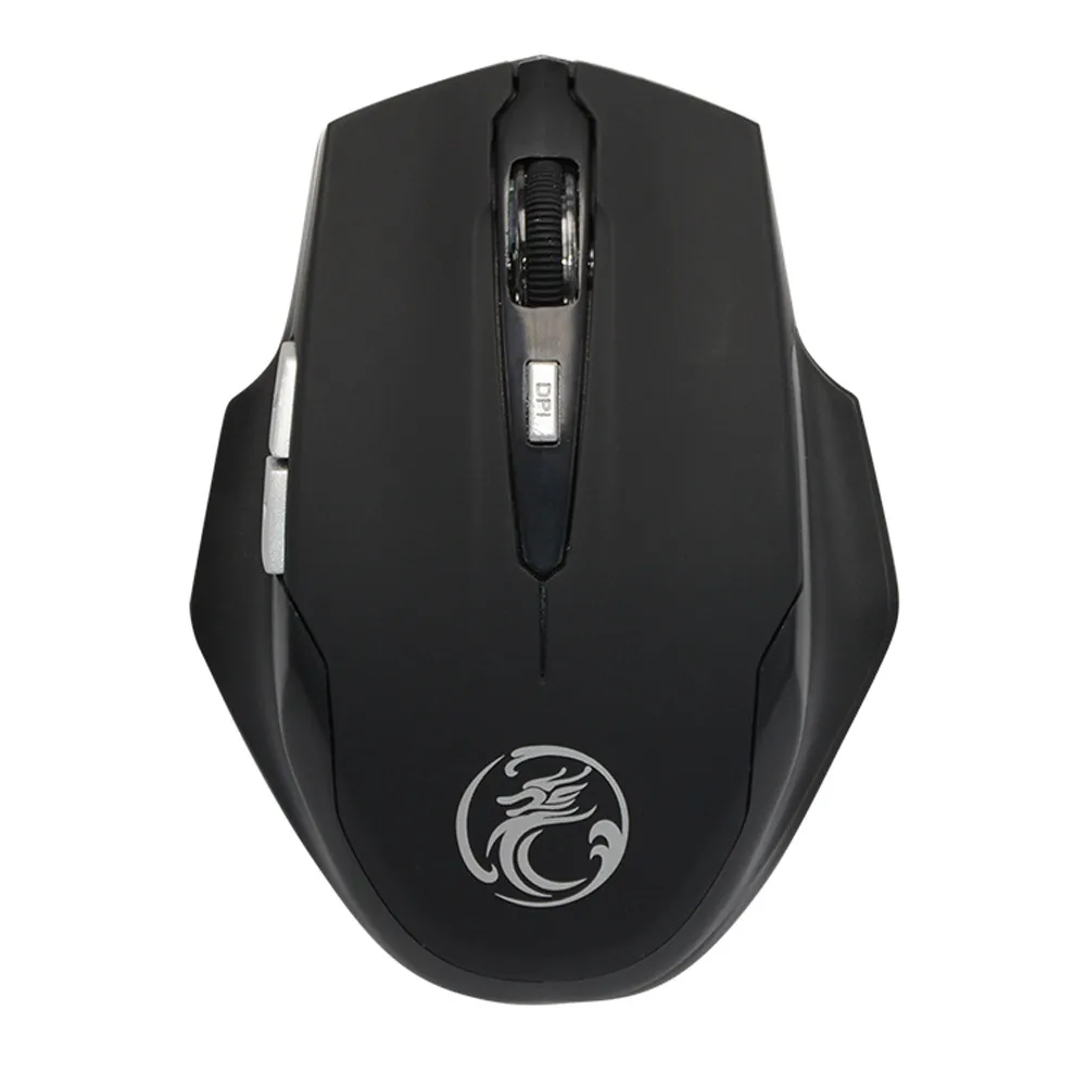 BK OMESHIN 1600 dpi 2,4 ГГц Беспроводная оптическая игровая мышь 6D мышь беспроводная мышь 1600 dpi для ноутбука, ноутбука, компьютера - Цвет: BK