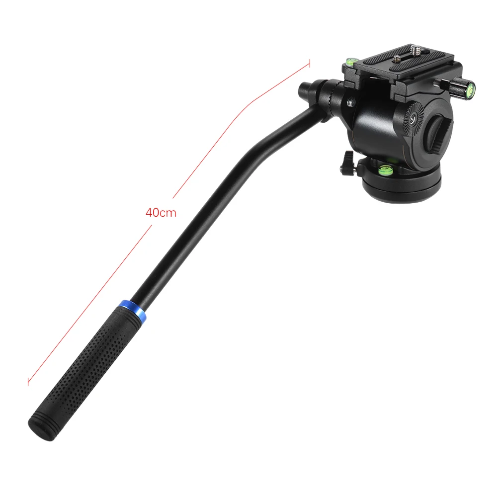 Andoer Профессиональная фотография видео головка Плавная тяга наклона